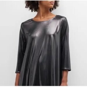 Caroline Rose Silver Shimmer Top From Neiman Marcus Size 2XL